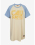 SuperDry Cali Surf Raglan Tshirt Dress Rochie Roz - Pled.ro