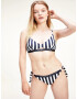 Tommy Hilfiger Cheeky Side Tie Bikini Partea inferioară a costumului de baie Alb - Pled.ro