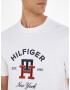 Tommy Hilfiger Curved Monogram Tricou Alb - Pled.ro