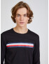 Tommy Hilfiger Sliced Bar Tricou Negru - Pled.ro