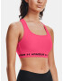 Under Armour Crossback Mid Bra Sport Sutien Roz - Pled.ro