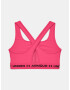 Under Armour Crossback Mid Bra Sport Sutien Roz - Pled.ro