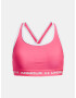 Under Armour G Crossback Mid Solid Sutien pentru fete Roz - Pled.ro