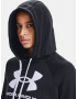 Under Armour Rival Fleece Logo Hoodie Hanorac Negru - Pled.ro