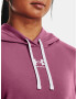 Under Armour Rival Terry Hoodie Hanorac Roz - Pled.ro