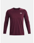 Under Armour UA HG Armour Fitted LS Tricou Roșu - Pled.ro