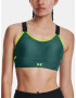 Under Armour UA Infinity Crossover High Sport Sutien Verde - Pled.ro