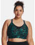 Under Armour UA Infinity High Print Sport Sutien Verde - Pled.ro