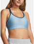 Under Armour UA Infinity Mid Covered Sport Sutien Albastru - Pled.ro