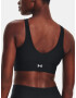 Under Armour UA Infinity Pintuck Mid-BLK Sport Sutien Negru - Pled.ro