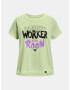 Under Armour UA Project Rock Hwitr SS Tricou pentru copii Verde - Pled.ro