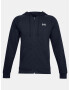 Under Armour UA Rival Cotton FZ Hoodie Hanorac Albastru - Pled.ro