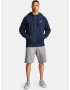 Under Armour UA Rival Cotton FZ Hoodie Hanorac Albastru - Pled.ro