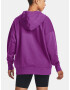 Under Armour UA Rival Fleece OS Hoodie Hanorac Violet - Pled.ro