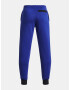 Under Armour UA Rival Fleece Script Pantaloni de trening pentru copii Albastru - Pled.ro