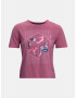 Under Armour UA Run Anywhere SS Tricou Roz - Pled.ro