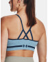 Under Armour UA Seamless Low Long Htr Sport Sutien Albastru - Pled.ro