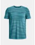 Under Armour UA Seamless Wave SS Tricou Albastru - Pled.ro