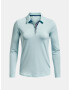 Under Armour UA Zinger MicroStripe LS Polo Tricou Albastru - Pled.ro