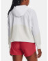 Under Armour Woven FZ Jacket-WHT Jacheta Alb - Pled.ro