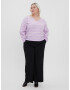 Vero Moda Curve Doffy Pulover Violet - Pled.ro