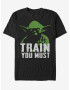 ZOOT.Fan Star Wars Yoda Train You Must Tricou Negru - Pled.ro