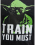 ZOOT.Fan Star Wars Yoda Train You Must Tricou Negru - Pled.ro