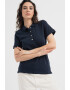 19V69 ITALIA Tricou polo din material pique - Pled.ro