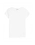 4F Tricou dama bumbac cu elastan alb - Pled.ro