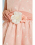 Abel & Lula Flared Dress With Lace Inserts Pastel pink 140 CM - Pled.ro