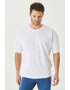 AC&Co Tricou de bumbac cu maneci cazute - Pled.ro