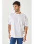 AC&Co Tricou de bumbac cu maneci cazute - Pled.ro