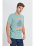 AC&Co Tricou din bumbac cu imprimeu tropical - Pled.ro