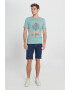 AC&Co Tricou din bumbac cu imprimeu tropical - Pled.ro