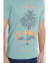 AC&Co Tricou din bumbac cu imprimeu tropical - Pled.ro