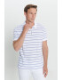 AC&Co Tricou polo cu dungi - Pled.ro