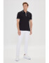 AC&Co Tricou polo cu fermoar scurt - Pled.ro