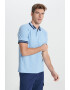 AC&Co Tricou polo de bumbac cu detalii contrastante - Pled.ro