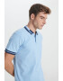 AC&Co Tricou polo de bumbac cu detalii contrastante - Pled.ro