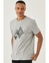 AC&Co Tricou slim fit cu imprimeu geometric - Pled.ro