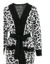 Acob à porter Cardigan lung cu animal print - Pled.ro