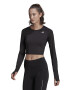 adidas Performance Bluza crop pentru alergare Fast - Pled.ro