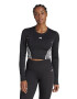 adidas Performance Bluza crop pentru antrenament Hyperglam - Pled.ro