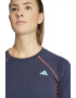 adidas Performance Bluza cu cusaturi contrastante pentru alergare - Pled.ro