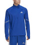 adidas Performance Bluza cu fermoar scurt si detalii logo pentru alergare - Pled.ro