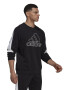 adidas Sportswear Bluza sport din amestec de bumbac organic cu imprimeu logo - Pled.ro