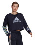 adidas Performance Bluza sport lejera crop din fleece Farm Rio - Pled.ro