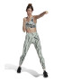 adidas Performance Colanti cu animal print pentru fitness Optime - Pled.ro