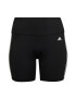 adidas Performance Colanti scurti cu talie inalta pentru antrenament Essentials 3-Stripes Pluse Size - Pled.ro