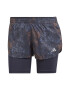 adidas Performance Pantaloni scurti cu model 2in1 pentru alergare Run Fast - Pled.ro